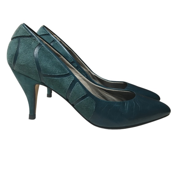 Bandolino Shoes - 𝅺8M Teal BANDOLINO Leather Pumps